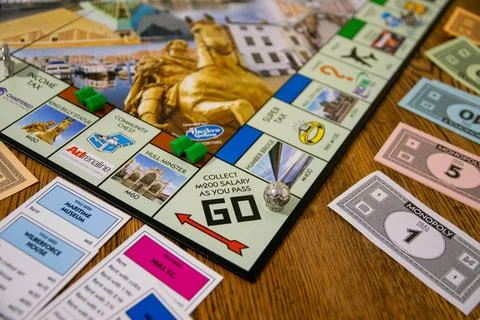 Hull edition of Monopoly Stock Photos