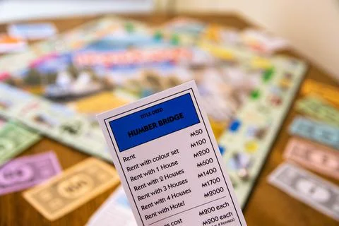 Hull edition of Monopoly Stock Photos