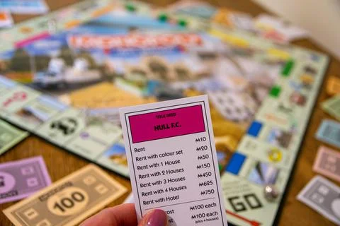 Hull edition of Monopoly Stock Photos