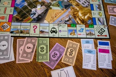 Hull edition of Monopoly Stock Photos