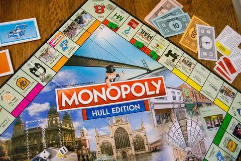 Hull edition of Monopoly Stock Photos