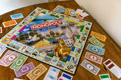 Hull edition of Monopoly Stock Photos
