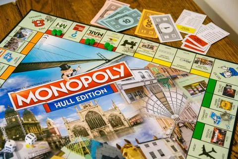 Hull edition of Monopoly Stock Photos