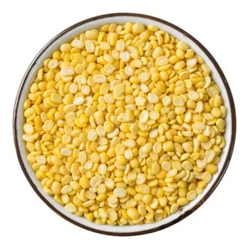 Hulled split mung bean Stock Photos
