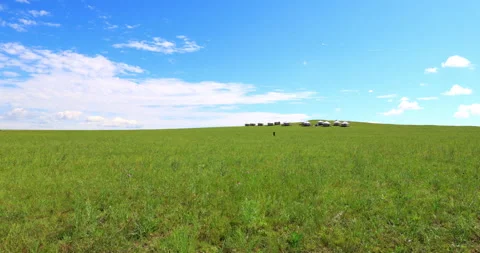 Hulunbuir grassland  time lapse Video stock 218290786