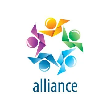 Human Alliance logo Stock Illustration