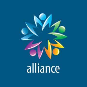 Human Alliance logo Stock Illustration