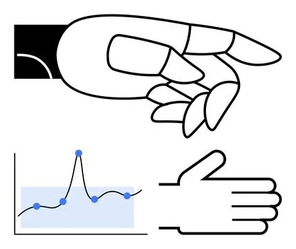 Human and Robotic Collaboration Exploring Progress and Interaction Dynamics Stock Illustration