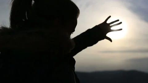 Human and Sun Stock Footage 45029303