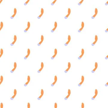 Human arm outline repeating seamless pattern illustration Stock Illustration