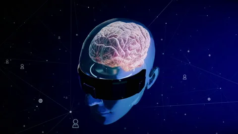 Human Artificial Intelligence Generate Idea Stock Footage 239069512