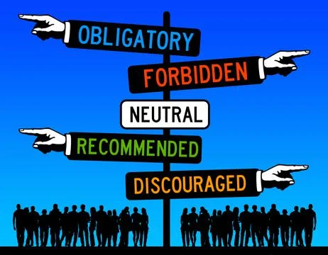 Human behavior Illustrazione stock