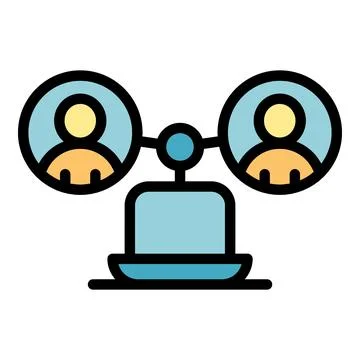 Human big data icon vector flat イラスト素材