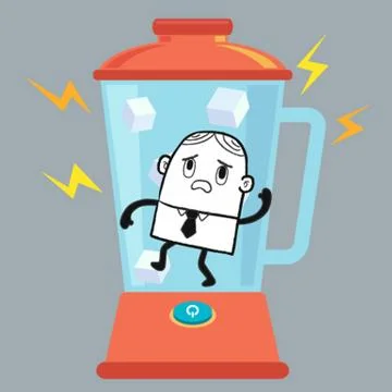 Human blending Stock Illustration