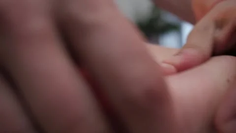 Human body massage close-up. Stock Footage 325778388