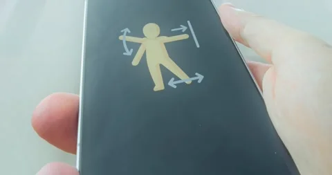 Human body movements diagram, presentation Stock Footage 313440383