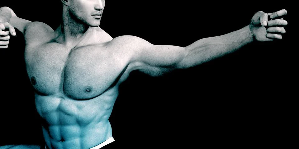 Human Body Presentation Background Stockillustratie