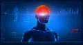 Human body scan - part 5 - head nad shoulders HD Footage