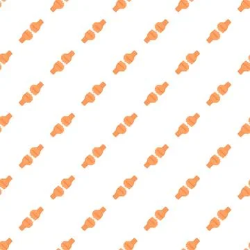 Human bone joints seamless pattern for medical background Illustrazione stock