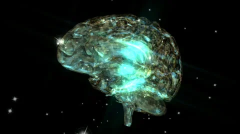 Human brain animation Stock Footage 27655278