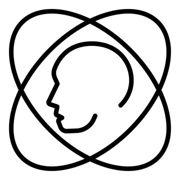 Human, brain, cloud, head, brainstorming cloud icon Stock Illustration