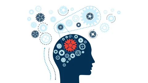 Human brain functioning concept Stock Footage 155354994