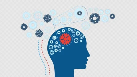 Human brain functioning Video stock 250846952