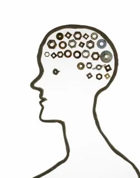 Human Brain gears Stock Photos