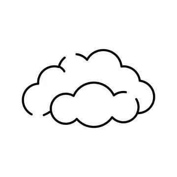 Human brain icon representing thinking and intelligence Stock Illustration