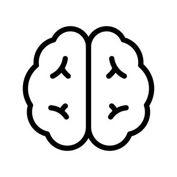 Human brain icon showcase technology and Artificial intelligence 스톡 일러스트