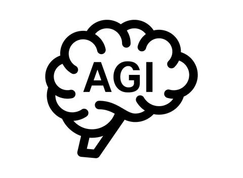 Human brain icon showcase technology and Artificial intelligence Stock-Illustration