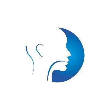 Human brain icon (Simple vector illustration) logo design Stock Illustration
