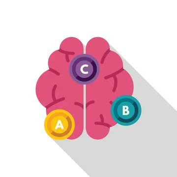 Human brain illustrating the concept of learning new things Stock Illustration