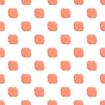 Human brain illustration pattern representing neurology and memory 스톡 일러스트