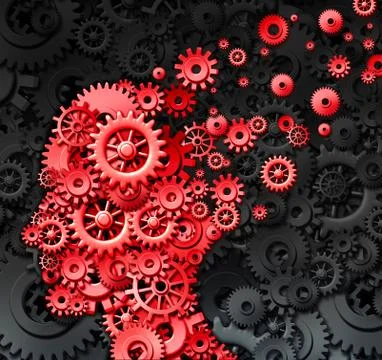 Human brain injury Stock Illustration
