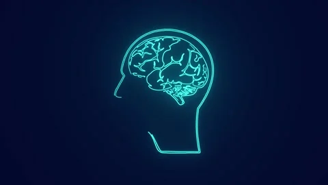 Human Brain intelligence body anatomy medical science animation Stock Footage 241831893