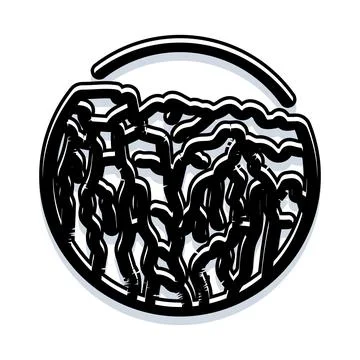 Human brain intelligence concept black icon creating ideas Stock Illustration