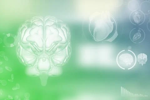 Human brain, intelligence discovery concept - modern background 스톡 일러스트