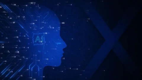 Human brain Intelligent thinking processing neural network printed circuit of bi Stock Footage 311878326