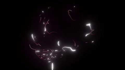 Human brain laser animation video Stock Footage 120749489