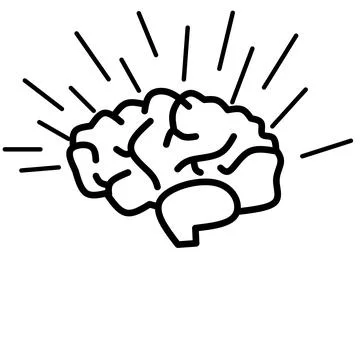 Human brain medical vector icon illustration Stock-Illustration