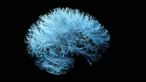 Human brain nerve pathways, animation Video stock 178673121