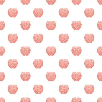 Human brain patterns creating medical science background Stock Illustration