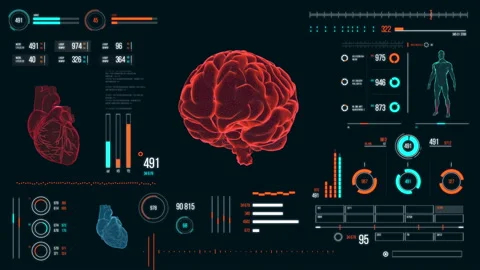 Human brain scan. Stock-Footage 118877709