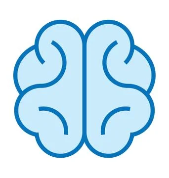 Human Brain Vector Icon Stock Illustration