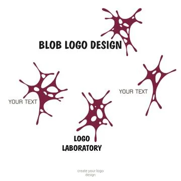 Human brain - vector logo template concept illustration. Neuro labaratory Stock Illustration