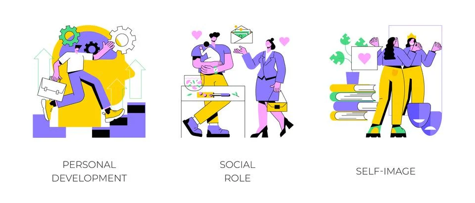 Human capital abstract concept vector illustrations. Stock Illustration