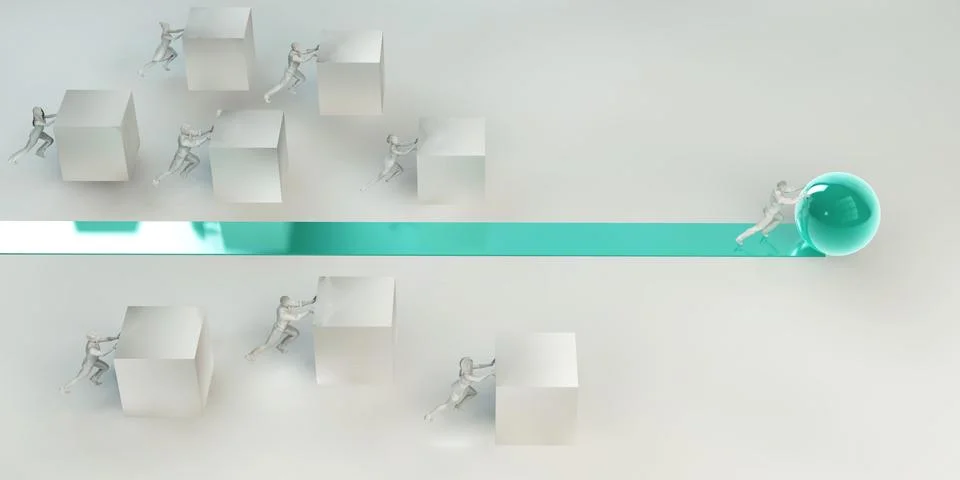 Human Capital Development Through Strategic Learning Channel Illustrazione stock