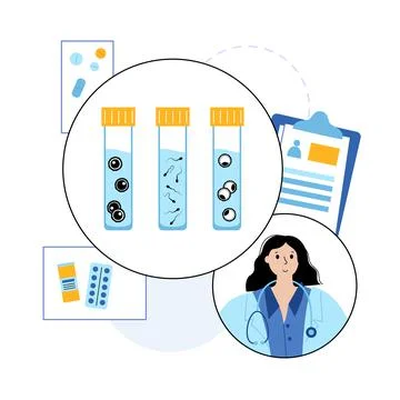 Human cells collecting Stock Illustration