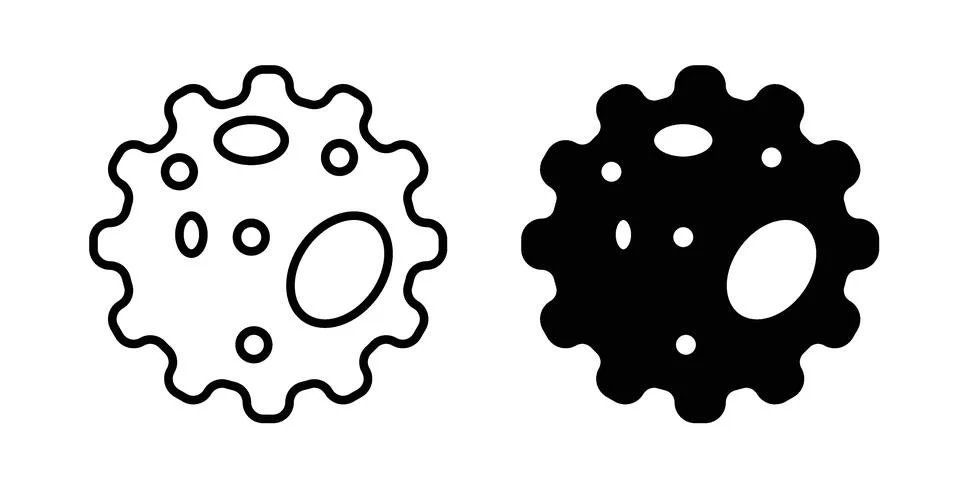 Human cells icon design. Simple Vector illustrations.. Stock Illustration